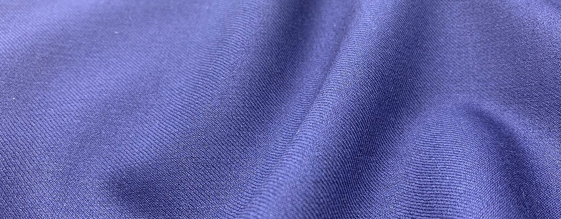 Worsted wool fabric