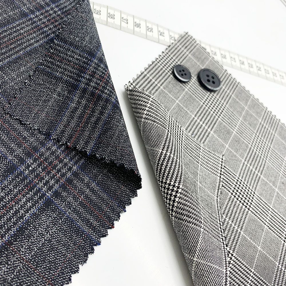 English Glen check fabric