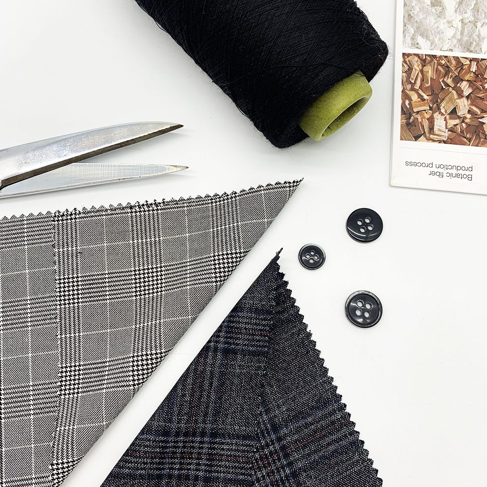 English Glen check fabric 2