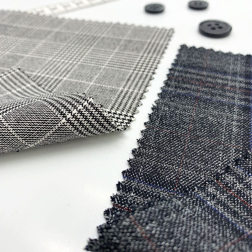 English Glen check fabric 3