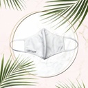 Simple White- Fabric Face Mask