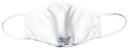Simple White- Fabric Face Mask 1